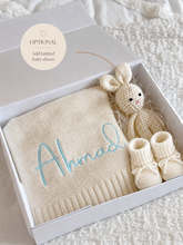 Load image into Gallery viewer, Bunny & Blanket Gift Box (Blue)