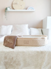 Load image into Gallery viewer, Baby Bassinet / Baby nest, portable Moses Diaper Changing Basket with Mattress , Waterproof Mattress Cover and Storage bag - BEBIMINE LLC