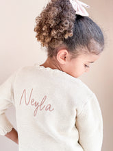 Load image into Gallery viewer, Knitted Scallop Cardigan with Buttons - Pick your Color - BEBIMINE LLC