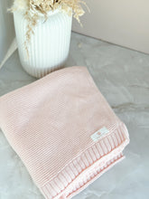 Load image into Gallery viewer, Knitted Classic Blanket Customizable- Pick your Color - BEBIMINE LLC