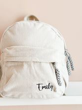 Load image into Gallery viewer, Personalized Cord Backpack for Kids