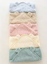 Load image into Gallery viewer, Super Soft 100% Organic Cotton Baby Towel 420 GSM - Pick your color - BEBIMINE LLC