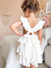 Load image into Gallery viewer, Layered Ruffle Dress, Criss Cross Back with Bow- Pick your color