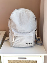 Load image into Gallery viewer, Personalised Cord Backpack - pick your color