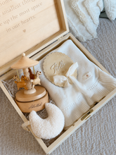 Load image into Gallery viewer, Heirloom Wooden Personalized Keepsake Box Filled - Musical Carousel