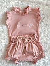 Load image into Gallery viewer, 2 piece ruffle set- pick your color