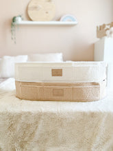 Load image into Gallery viewer, Baby Bassinet / Baby nest, portable Moses Diaper Changing Basket with Mattress , Waterproof Mattress Cover and Storage bag - BEBIMINE LLC