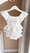 Load image into Gallery viewer, Layered Ruffle Dress, Criss Cross Back with Bow- Pick your color