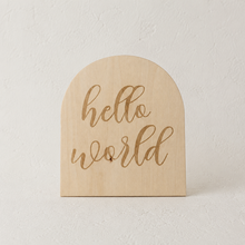 Load image into Gallery viewer, Hello World Name Plaques
