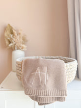 Load image into Gallery viewer, Knitted Classic Blanket Customizable- Pick your Color - BEBIMINE LLC