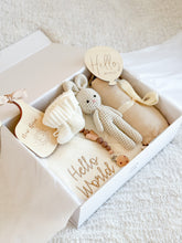 Load image into Gallery viewer, Hello world Giftbox , gender neutral, Baby Shower Gift