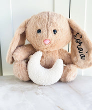 Load image into Gallery viewer, Soothing ,breathing Bunny . Sleeping help , calming , anti anxiety Plush toy - BEBIMINE LLC