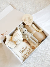 Load image into Gallery viewer, Hello world Giftbox , gender neutral, Baby Shower Gift