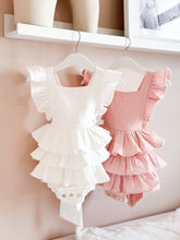 Load image into Gallery viewer, Layered Ruffle Dress, Criss Cross Back with Bow- Pick your color