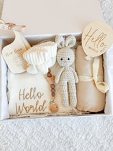 Load image into Gallery viewer, Hello world Giftbox , gender neutral, Baby Shower Gift