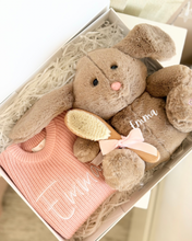 Load image into Gallery viewer, Sleeping Bunny Gift Box Pink - BEBIMINE LLC
