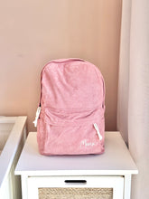 Load image into Gallery viewer, Personalised Cord Backpack - pick your color