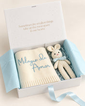 Load image into Gallery viewer, Bunny & Blanket Gift Box (Blue) - BEBIMINE LLC