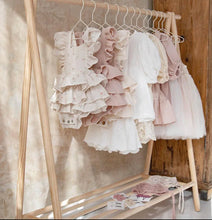 Load image into Gallery viewer, Layered Ruffle Dress, Criss Cross Back with Bow- Pick your color