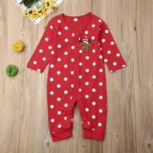 Load image into Gallery viewer, Baby Christmas Romper Long Sleeve, One-Piece - BEBIMINE LLC