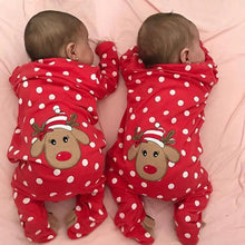 Load image into Gallery viewer, Baby Christmas Romper Long Sleeve, One-Piece - BEBIMINE LLC