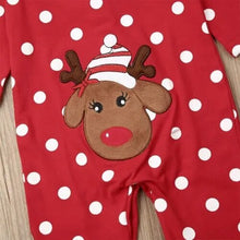 Load image into Gallery viewer, Baby Christmas Romper Long Sleeve, One-Piece - BEBIMINE LLC