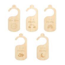 Load image into Gallery viewer, Baby Closet Dividers, Wooden Clothes Organizers - Pick your Style - BEBIMINE LLC
