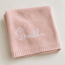 Load image into Gallery viewer, Classic Cotton Knit Baby Blanket - BEBIMINE LLC