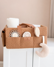 Load image into Gallery viewer, Nappy Caddy Organiser - Chocolate