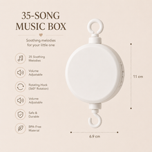 Load image into Gallery viewer, 35-Melody Baby Mobile Music Box – Volume Adjustable - BEBIMINE LLC