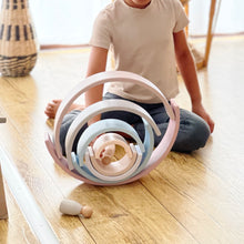 Load image into Gallery viewer, Wooden Rainbow (11 pcs) without center Piece - BEBIMINE LLC