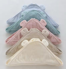 Load image into Gallery viewer, Super Soft 100% Organic Cotton Baby Towel 420 GSM - Pick your color - BEBIMINE LLC