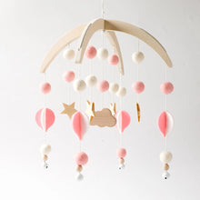Load image into Gallery viewer, Wooden Mobile, Crib hanging Decor ,Bed Bell- Choose your Style - BEBIMINE LLC