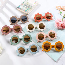 Load image into Gallery viewer, Flower Round Kids sunglasses UV400 - Pick your color - BEBIMINE LLC