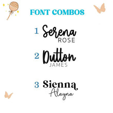 Load image into Gallery viewer, Customized Name Sign- pick your Color