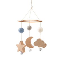 Load image into Gallery viewer, Wooden Mobile, Crib hanging Decor ,Bed Bell- Choose your Style - BEBIMINE LLC
