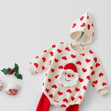 Load image into Gallery viewer, Christmas Baby Santa Clause Long Sleeve Romper with Hat - Pick your Style - BEBIMINE LLC