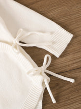 Load image into Gallery viewer, ‘Hello World’ Letter Embroidered Long Sleeved Baby Romper - BEBIMINE LLC
