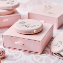 Load image into Gallery viewer, Personalized Compact Mirror Custom Engraved Makeup Mirror