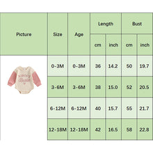 Load image into Gallery viewer, Baby Girl Clothes Long Sleeve Aunties Bestie Embroidery Waffle Romper