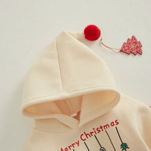 Load image into Gallery viewer, Long sleeved Christmas Romper with pointed hat - Pick your Color - BEBIMINE LLC