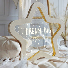 Load image into Gallery viewer, Personalized Night Light Star Shaped - BEBIMINE LLC