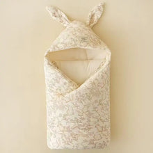 Load image into Gallery viewer, High Quality Cotton Newborn Swaddle Blanket with Cute Bunny Ears - BEBIMINE LLC