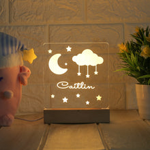 Load image into Gallery viewer, Personalised Night Light with Custom Name - Choose your Style - BEBIMINE LLC