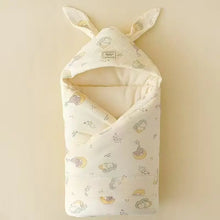 Load image into Gallery viewer, High Quality Cotton Newborn Swaddle Blanket with Cute Bunny Ears - BEBIMINE LLC