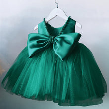 Load image into Gallery viewer, Tulle Dress with Beads and Bow- Pick your Color