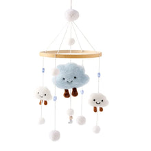 Load image into Gallery viewer, Wooden Mobile, Crib hanging Decor ,Bed Bell- Choose your Style - BEBIMINE LLC