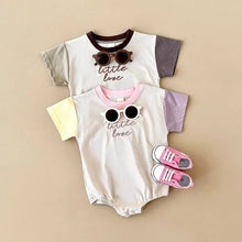 Load image into Gallery viewer, Little Love Short Sleeve Summer Romper- Pick your Color