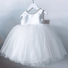 Load image into Gallery viewer, Tulle Dress with Beads and Bow- Pick your Color
