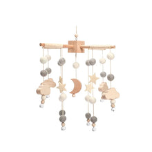 Load image into Gallery viewer, Wooden Mobile, Crib hanging Decor ,Bed Bell- Choose your Style - BEBIMINE LLC